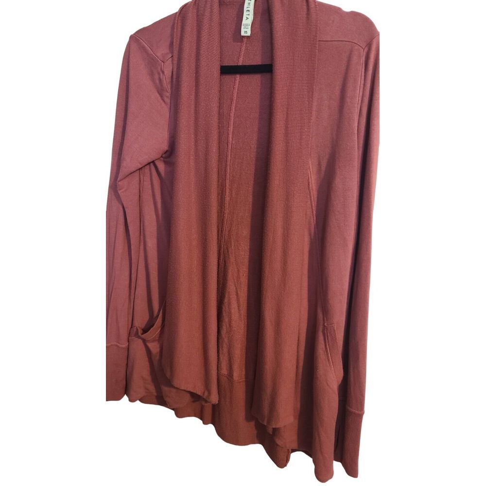 Athleta Womens Size XSmall Cardigan Burgandy Casual